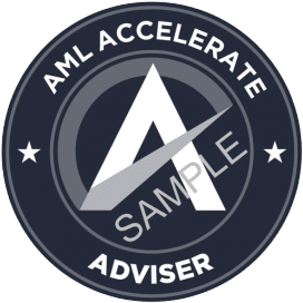 AML Accelerate Adviser Partner Seal