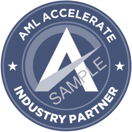 AML Accelerate Industry Partner Seal