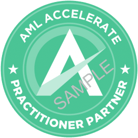 AML Accelerate Practitioner Partner Seal