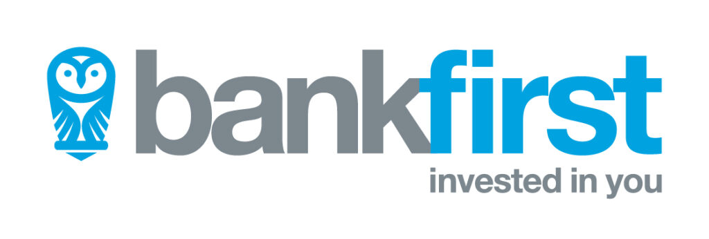 Bank First Logo Horizontal (Strapline) Full Colour RGB